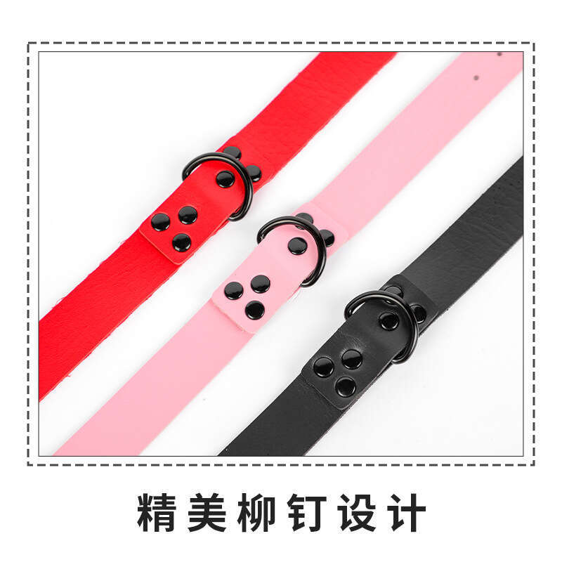 SM Props Sex Collar Female Industrial Punk Style Binding and Binding Traction Collar Alternative Sex Products Delivery