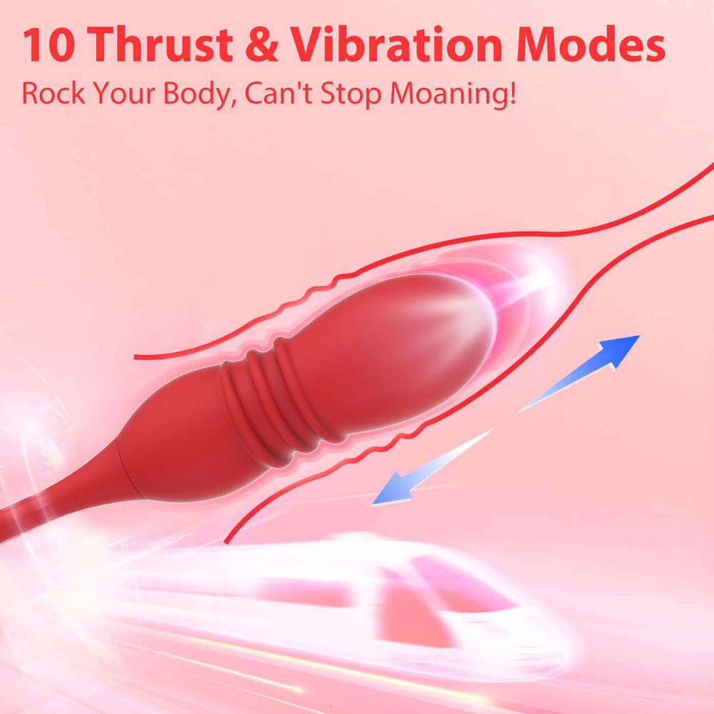 Rose Stretching Jumping Egg Female Utensils Women licking sucking sucking rose egg Vib