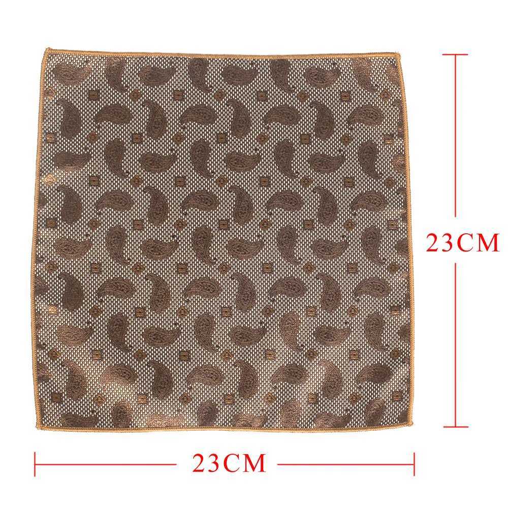 New Striped Pocket Square For Men Women Chest Towel Hanky Wedding Hankies Mens Suit Handkerchief Floral Pocket Towel For GiftsX240921