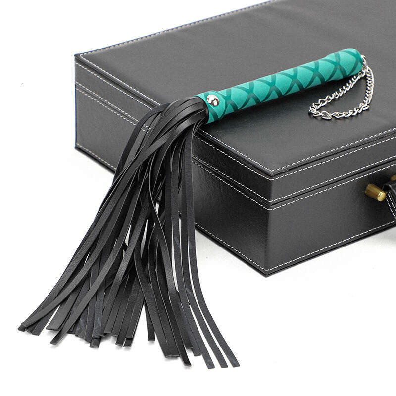 Cross border popular SM props, multi-color sex whips, female slaves, training tools, PU tassel leather whips, alternative adult products