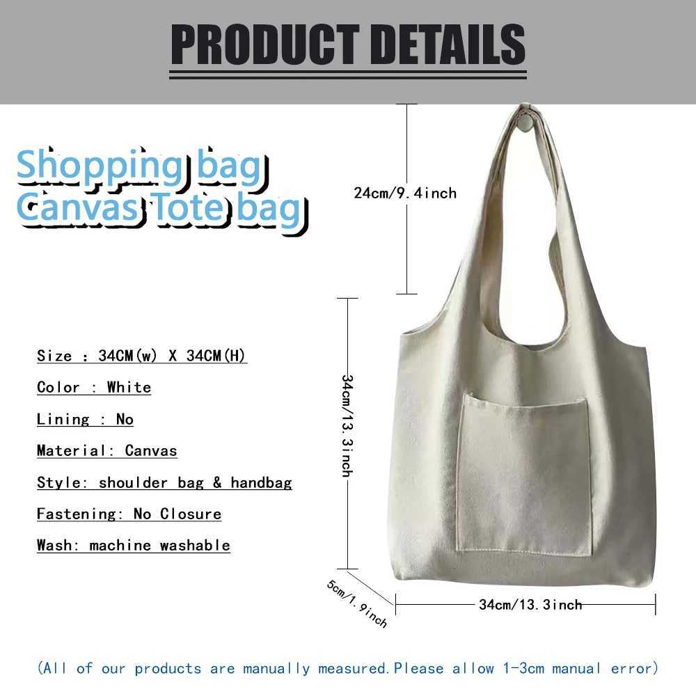 Bags for Women Shopper Canvas Bag Japanese Animation Cartoon Samurai Pure Cotton Handbags Portable One-shoulder Shopping Bag Z250224