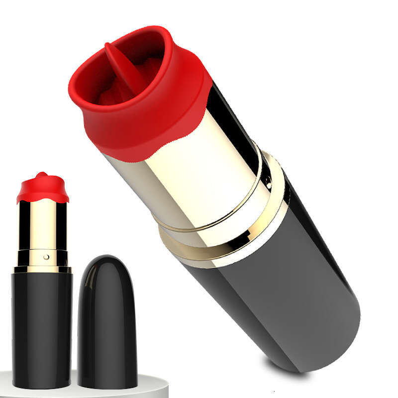 Lipstick Sucking USB Small Vibrator Love Eggs Lipstick Tongue Lick Jumping Egg
