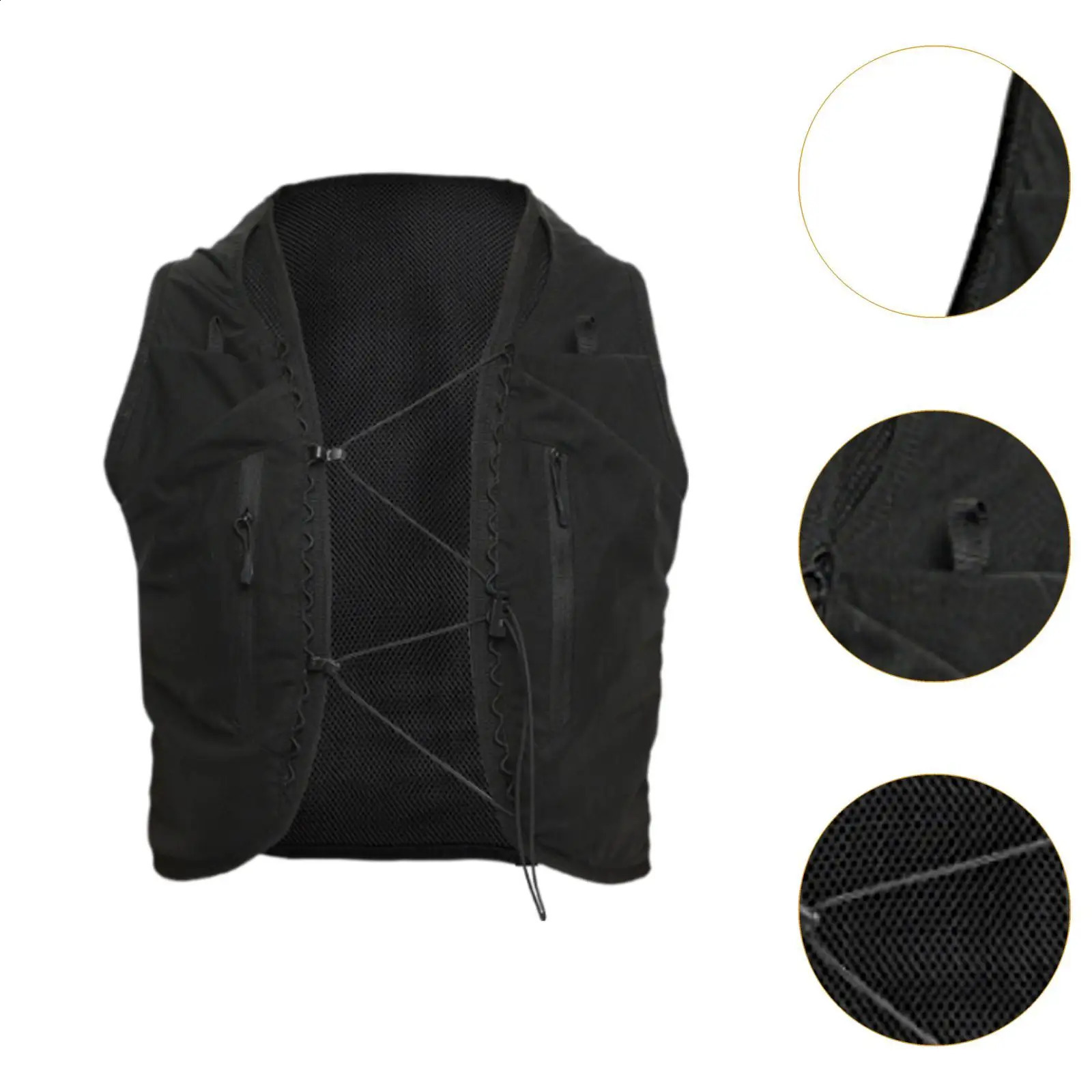 A moisturizing running vest with multiple pocket adjustable day bag equipment outdoor climbing bike camping sports 240911