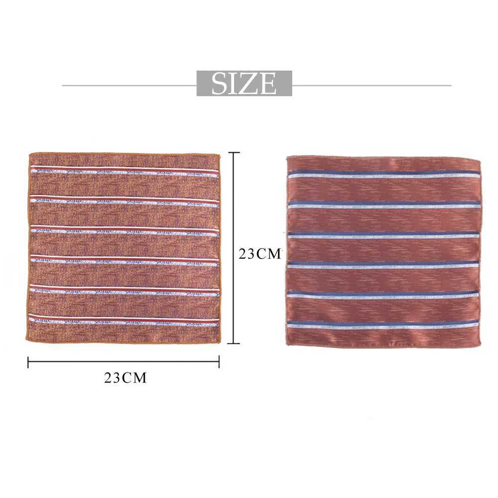 Paisley Pocket Square For Men Women Striped Chest Towel Wedding Hanky Gentlemen Hankies Mens Floral Handkerchief Pocket TowelX240921
