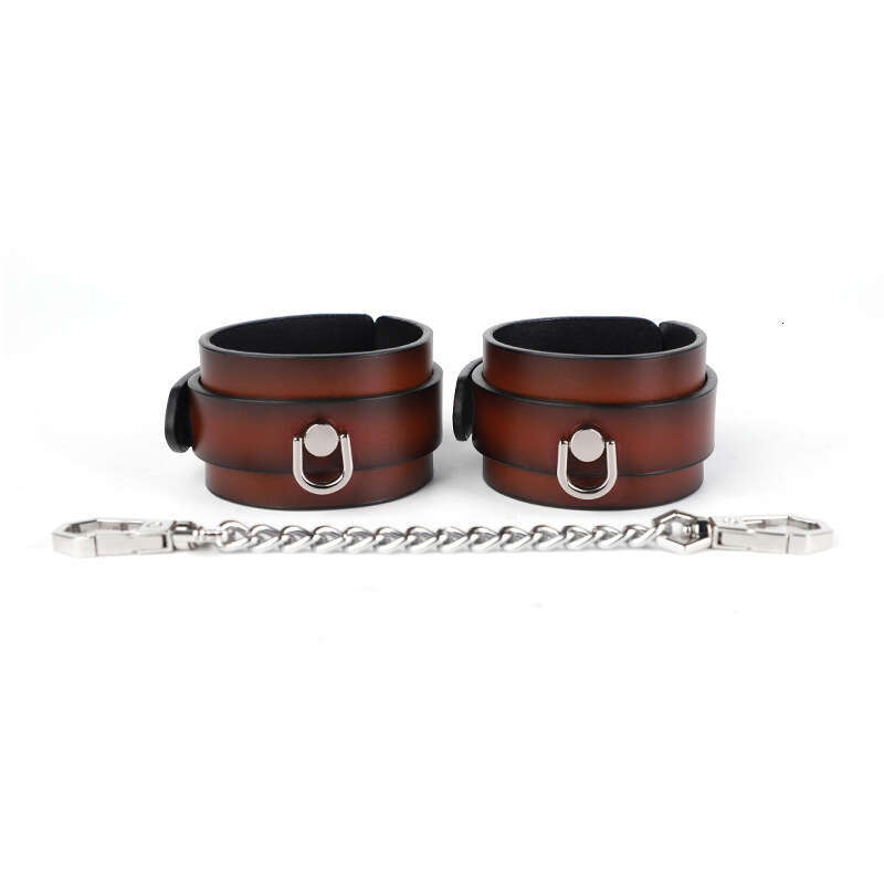 High end SM props, horseshoe buckles, leather handcuffs, sex training, cowhide handcuffs, foot cuffs, alternative adult sex toys
