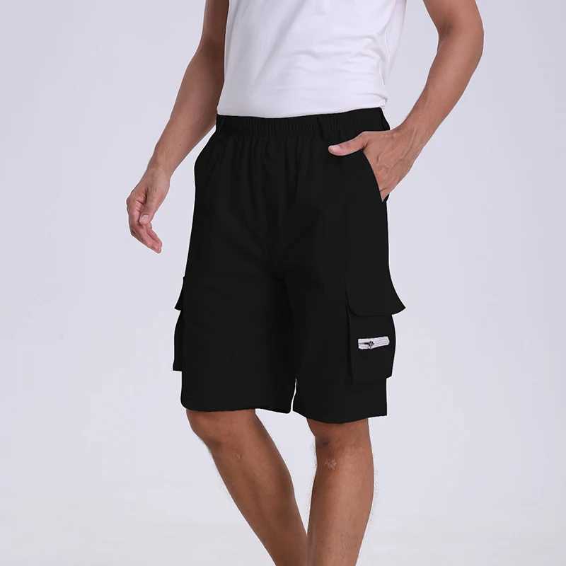 Mens cargo shorts mens tactical pants casual large pockets sports board cargo panel Trouser Plus mens sizeXJ250407