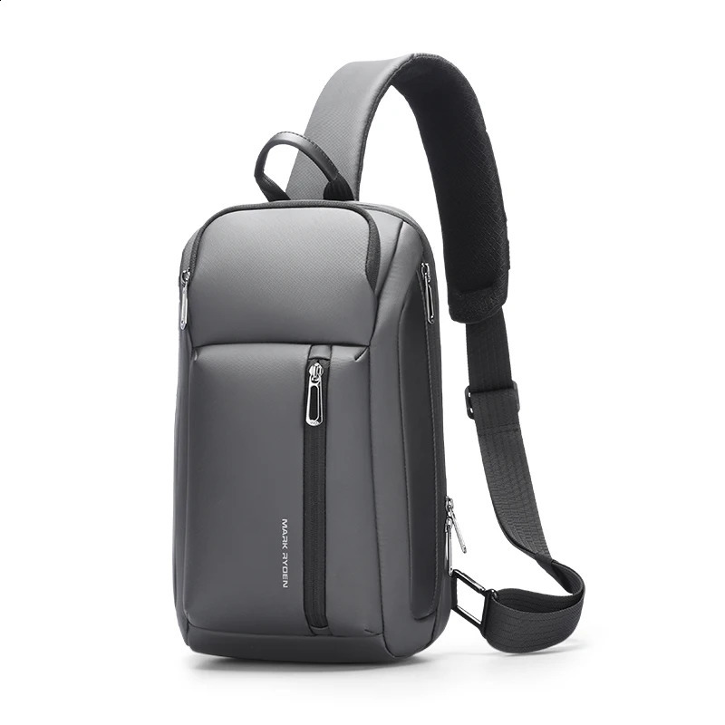 MarkRyden Colonne Fashionable chest bag outdoor casual waterproof shoulder cross body large space mens sling 240919
