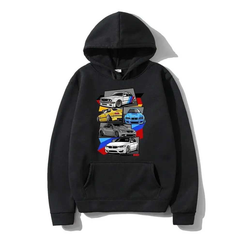 Classic E30 E46 E92 F80 M3 E36 hoodies fashionable mens graphic original D hoodies unisex hip-hop latte art sweatshirts car hoodies W240921