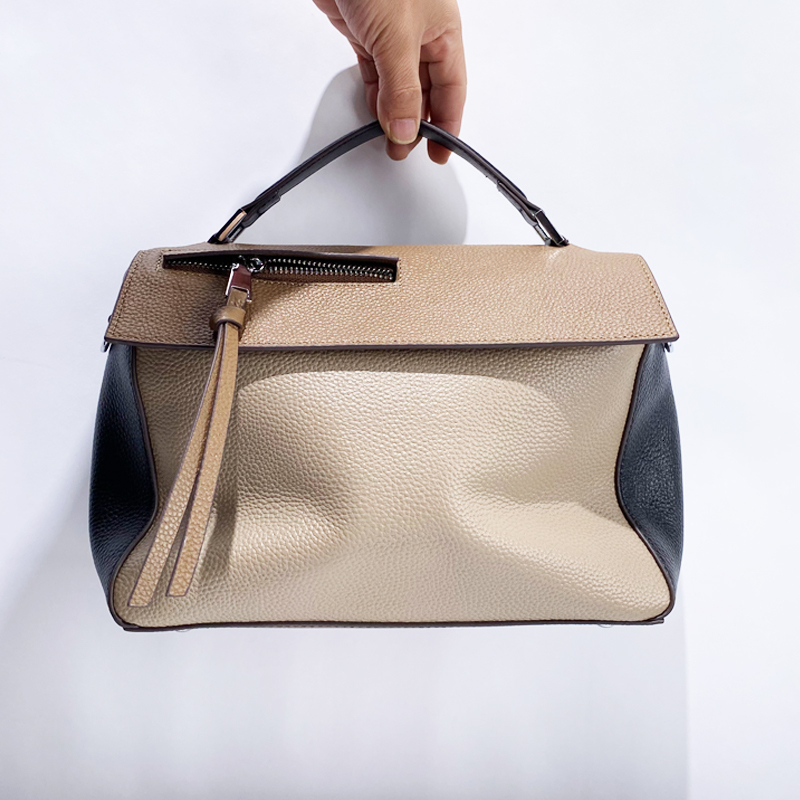 Genuine Leather Messenger Bags For Women Designer Handbag And Purses 2024 New In England Style Cowhide Crossbody Shoulder