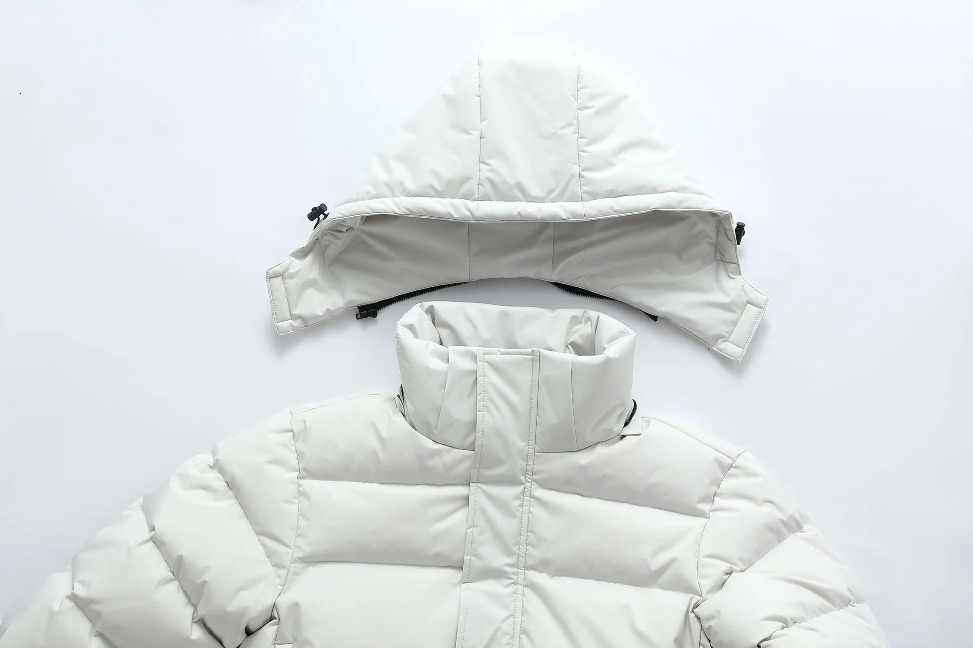 Mens Long Jacket High-Quality Male Thicked Warm Parkas Outdoor White Duck Down Hooded Jackets Men Winter Coats
