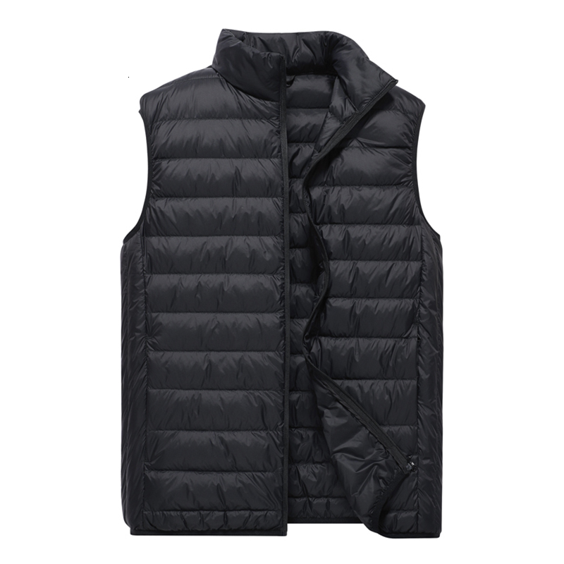 10 Color Down Vest New Winter Warm Windproof Waterproof Sleeveless Jacket Autumn Men Casual Thicken Waistcoat Man