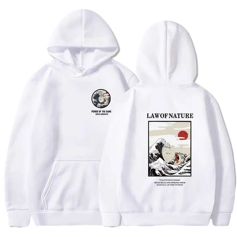 Letter number pattern mens hoodie fashion hip-hop latte hoodie O-neck street sports sweatshirt pocket wool hoodie W240921