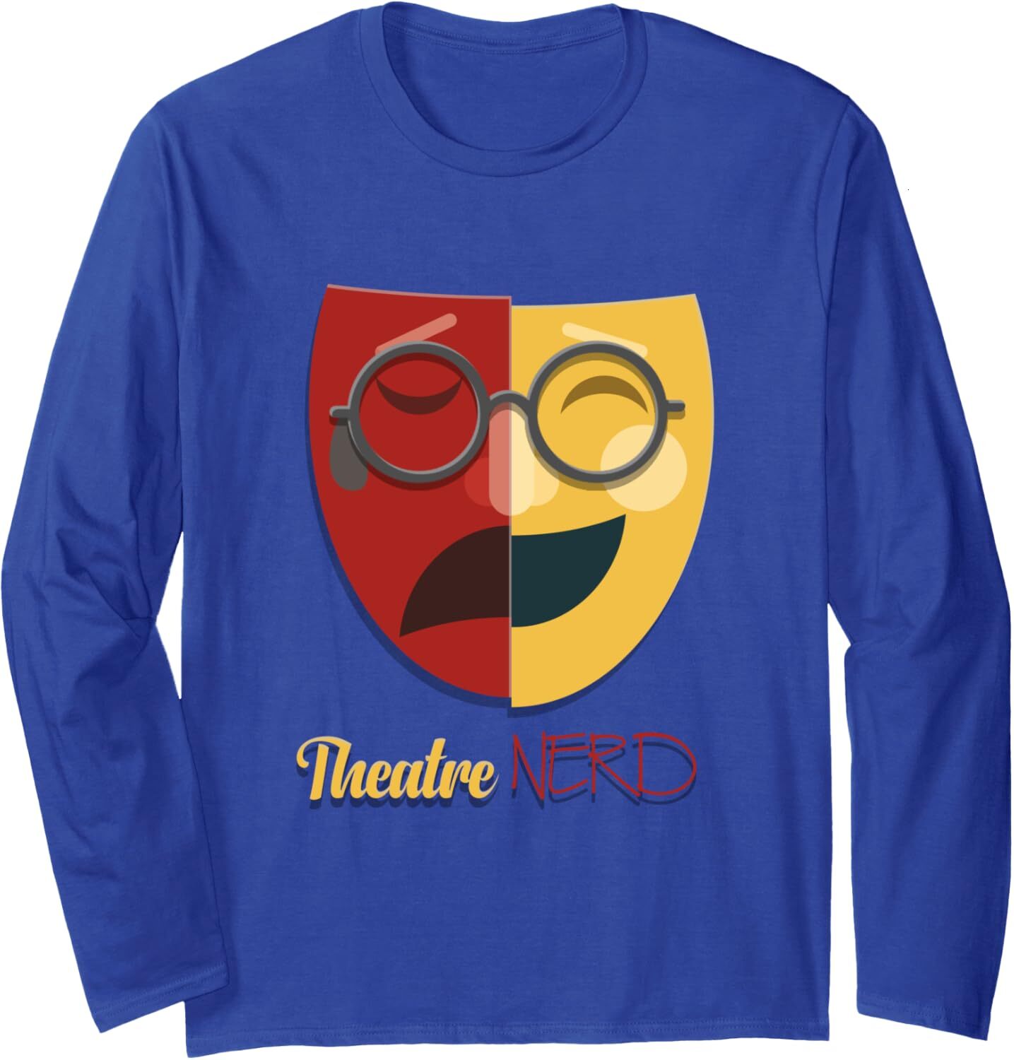 Long Sleeve Shirts for Men sweatshirt Theatre Nerd Funny Theater Actor n Drama Lover Gift Long Sleeve Tee Streetwear Casual tops clothes fashion