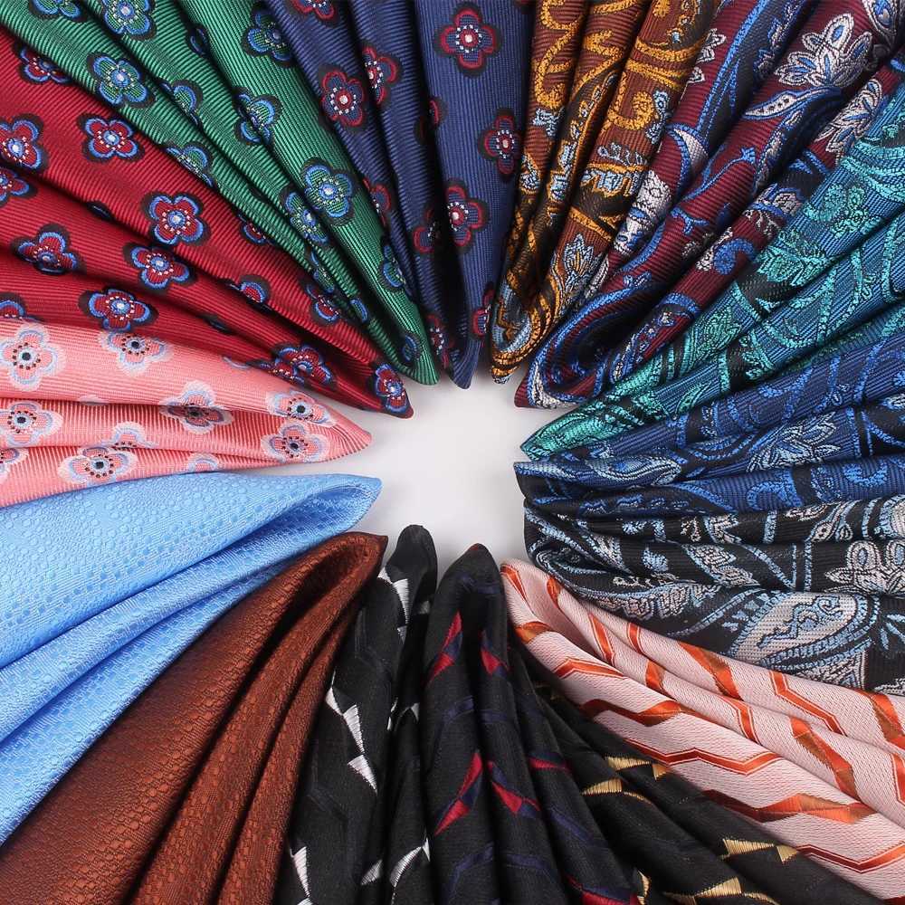 Suits Pocket Square For Men Women Business Floral Chest Towel Hanky Gentlemen Hankies Classic Mens Handkerchief Pocket TowelX240921