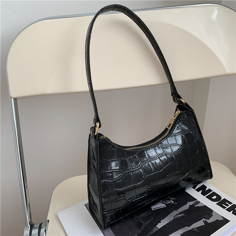 Fashion Exquisite PU Shopping Retro Casual Totes Shoulder Bags Female Leather Solid Lady Chain Handbag for Women 2024