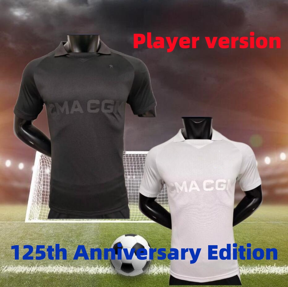 24 25 maillot de foot GREENWOOD 125th Anniversary Soccer jerseys OUNAHI harit 2024 2025 OM man and football shirt hommes BALERDI RONGIER FANS player