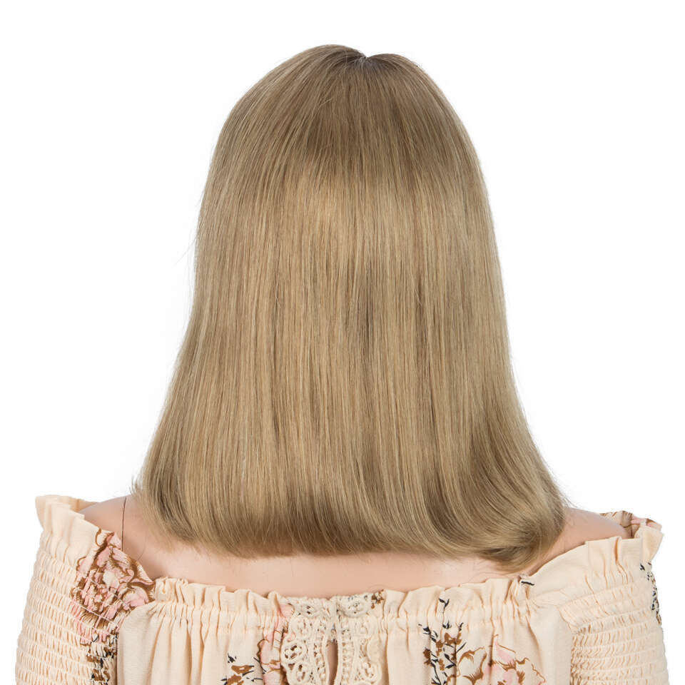 Short Human For Women Gold 100% Real Ready To Wear 613 Blonde Colored Hair 13X6X1 Bob Lace Front Wigs