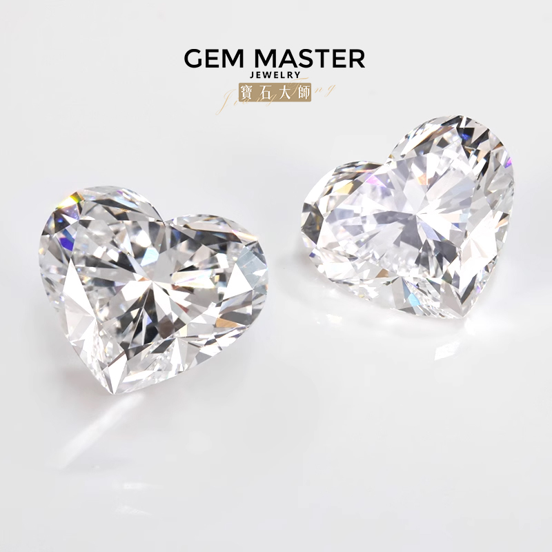 Heart Lab Grown Diamond D E F Color VVS 3EX Loose Diamond CVD HPHT 1ct 2ct 5ct Lab Diamond IGI GIA Certified VS VVS Diamond