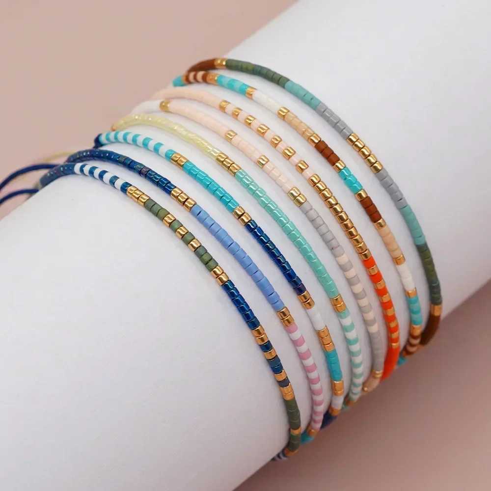 Boho Chic Seed Beads Bracelets Women Fashion Colorful Friendship Adjustable Bohemian Choker Jewelry Charms Party Gift FashionX240921