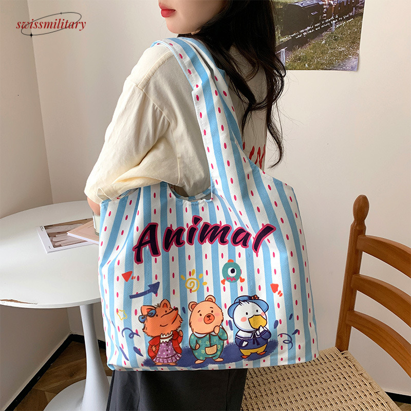 Women's Back Pericardium 2024 New Canvas Floral Spring Tote Student Versatile Cross Shoulder Bag #17 Swissmilitary