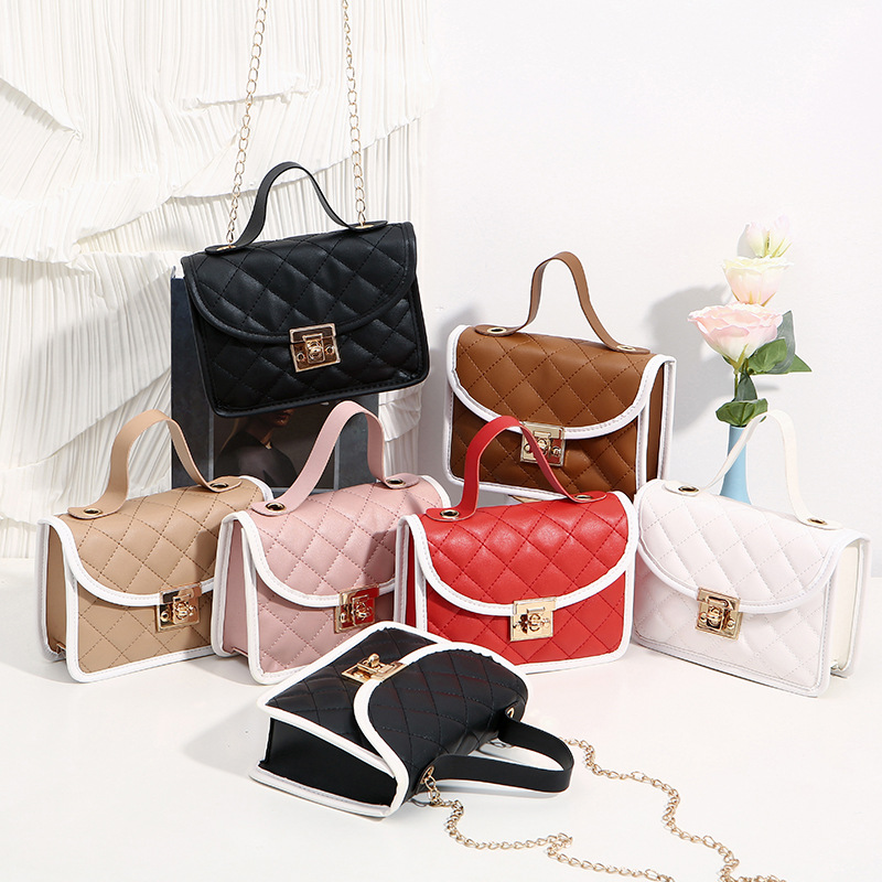 Embroidered small square Crossbody bag 2024 new Diamond Lattice Shoulder phone bag womens purse wallet simple ladies handbag for women CSD2409213