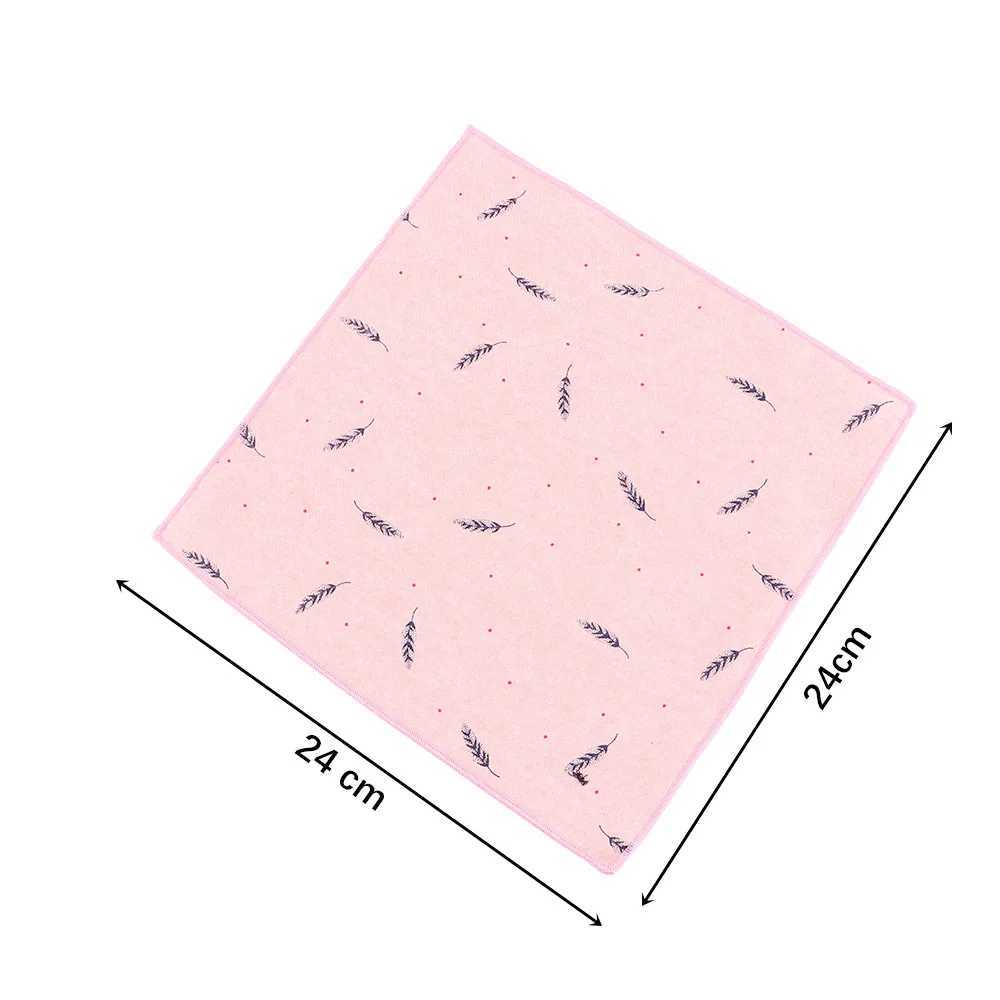 New Style Mens Hankerchief Scarves Tender Cotton Hankies Pocket Square Handkerchiefs Fashion Flower Wedding Accessories GiftX240921