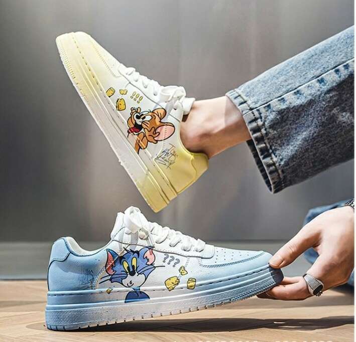 Adult Children Student Casual Tom and Jerry Insulation Sneakers Girls Boys Man Youth Running Kids Sports Shoes Gift