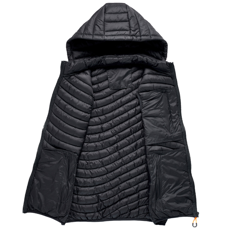 Plus Size 6Xl Winter Men Hooded Windproof Waterproof Warm Vest Jacket Mens Fashion Casual Waistcoat Male
