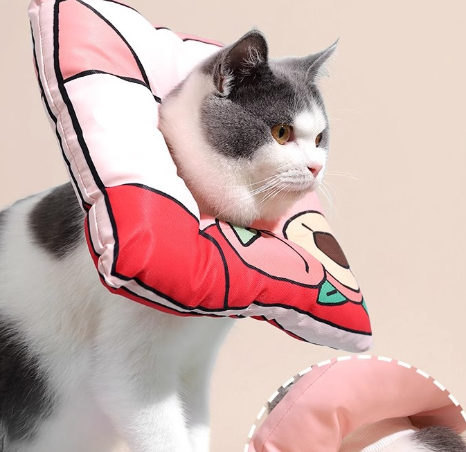 Halloween Lick-bite resistant Elizabeth Ring Waterproof Shame Ring Cat collar Cat Small to medium dog neck pet supplies