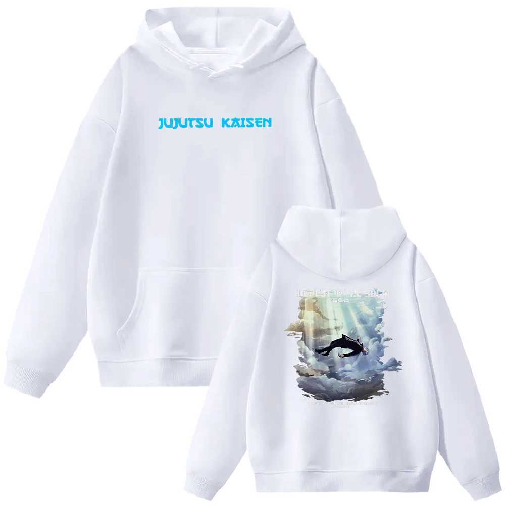 Satoru Gojo Graphic Printed Hooded Jujutsu Kaisen Hoodies Harajuku unisex sweatshirt top anime streetwear mens long sleeved shirt W240921