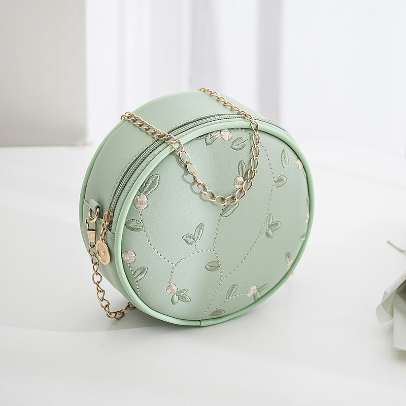 Designer small round bag Fashion wallet purse women Luxury versatile shoulder bag classic embroidered shoulder crossbody bags CRD2409212
