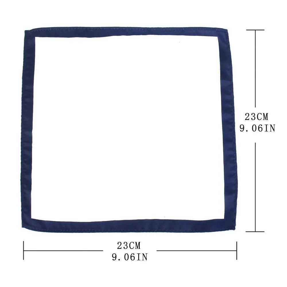 Soft fabric pocket square mens suit Kerchief mens handkerchief soft white square handkerchief W240921