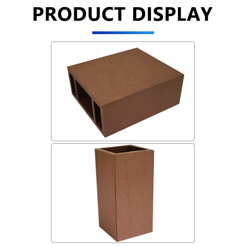 Plastic wood guardrails for garden scenic spots outdoor courtyards river channels boardwalks anti-corrosion wooden fences