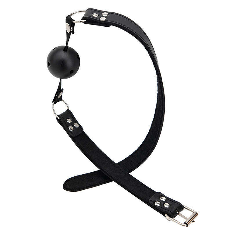 Sex Training SM Prop Forced Mouth Opening Black Sex Mouth Plug Detachable PVC Mouth Ball Alternative Adult Products