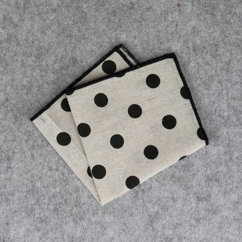 New Fruits Printed Pocket Square for Mens Fashion Linen Handkerchiefs Wedding Party Groom Suits Pocket Towel Beige Casual HankyX240921