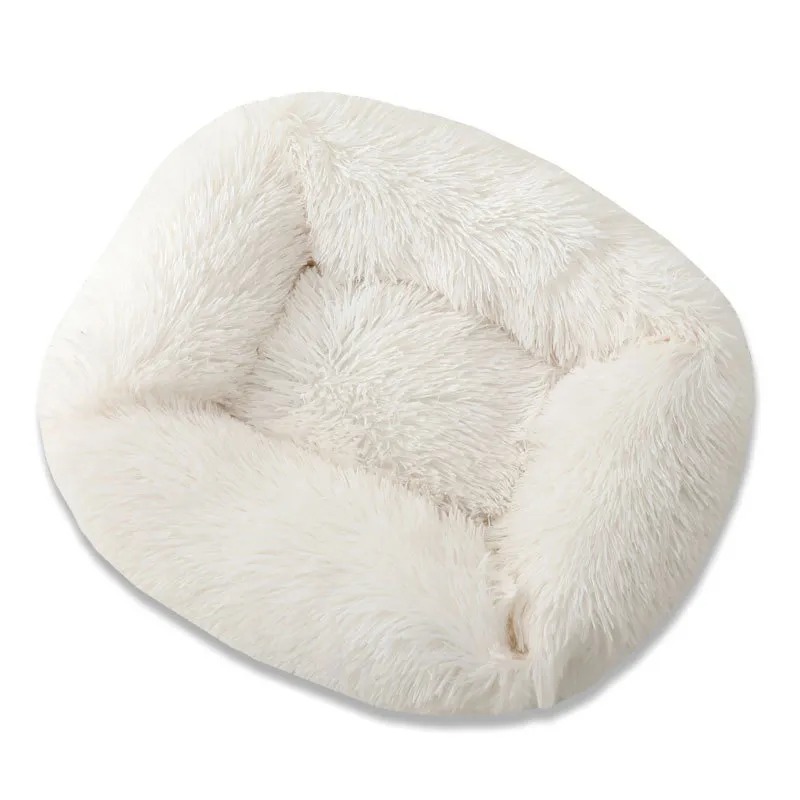 Super Soft Dog Plush Cat Mat Cats Nest For Large Dogs Bed Labradors House Round Cushion Pet Product Supplies