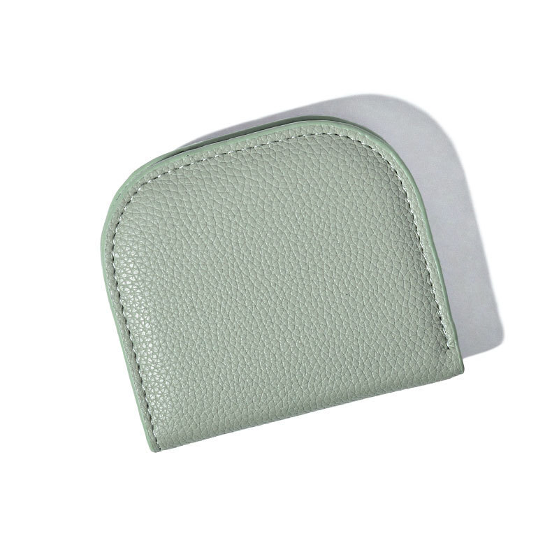 2024 New Designer Half Round Mini INS Solid Color Multi functional Zero Lock LP Minimalist Fashion Wallet Women's Free Shipping
