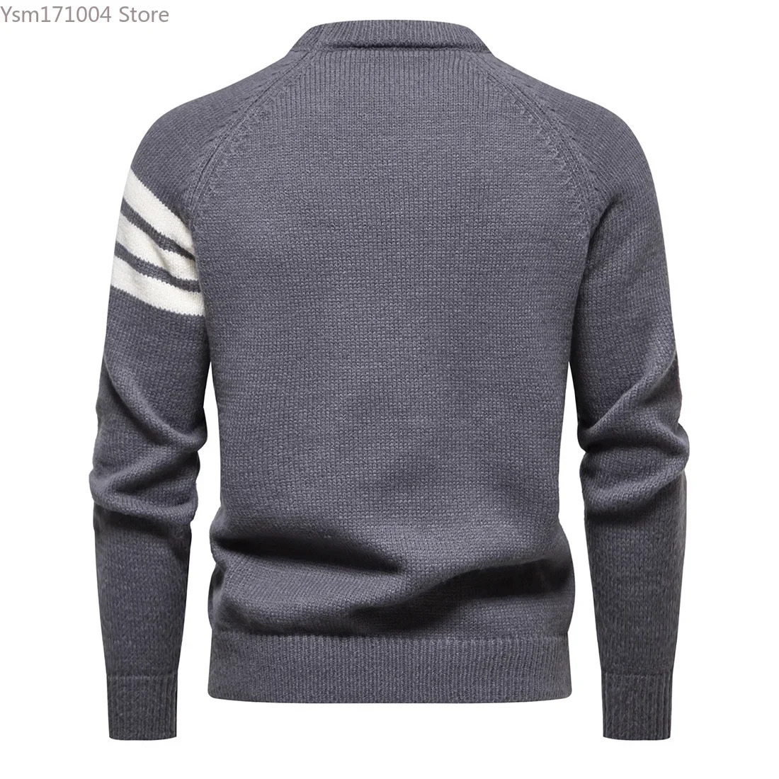 Spring Autumn New Mens Sweater High-Quality Round Neck Tight Casual Japanese Knitted Pullover Men Fashion Haruku Sweaters 3Xl