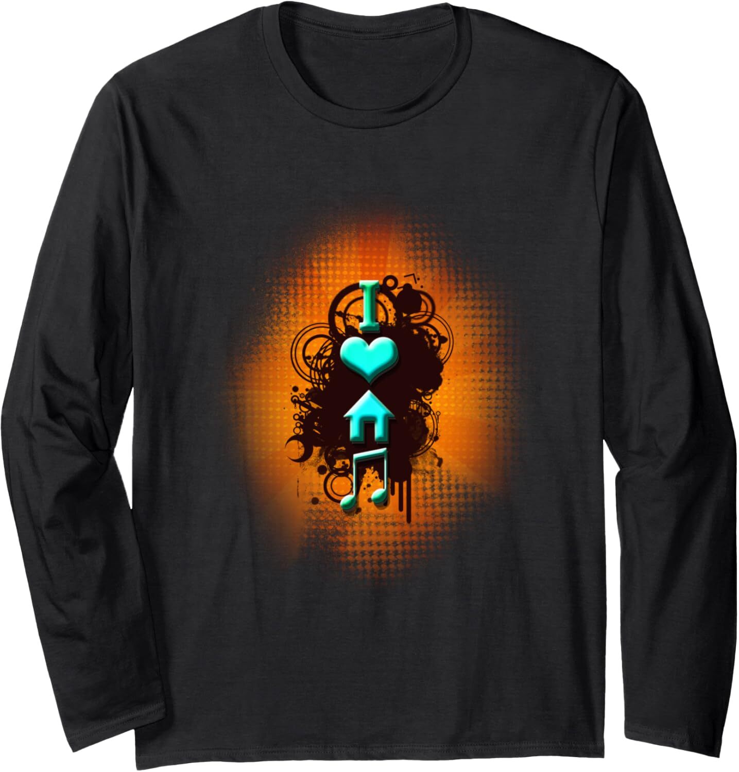 Long Sleeve Shirts for Men sweatshirt I Love House Music Funny Cool Musician Gift Long Sleeve Tee Streetwear Casual tops clothes