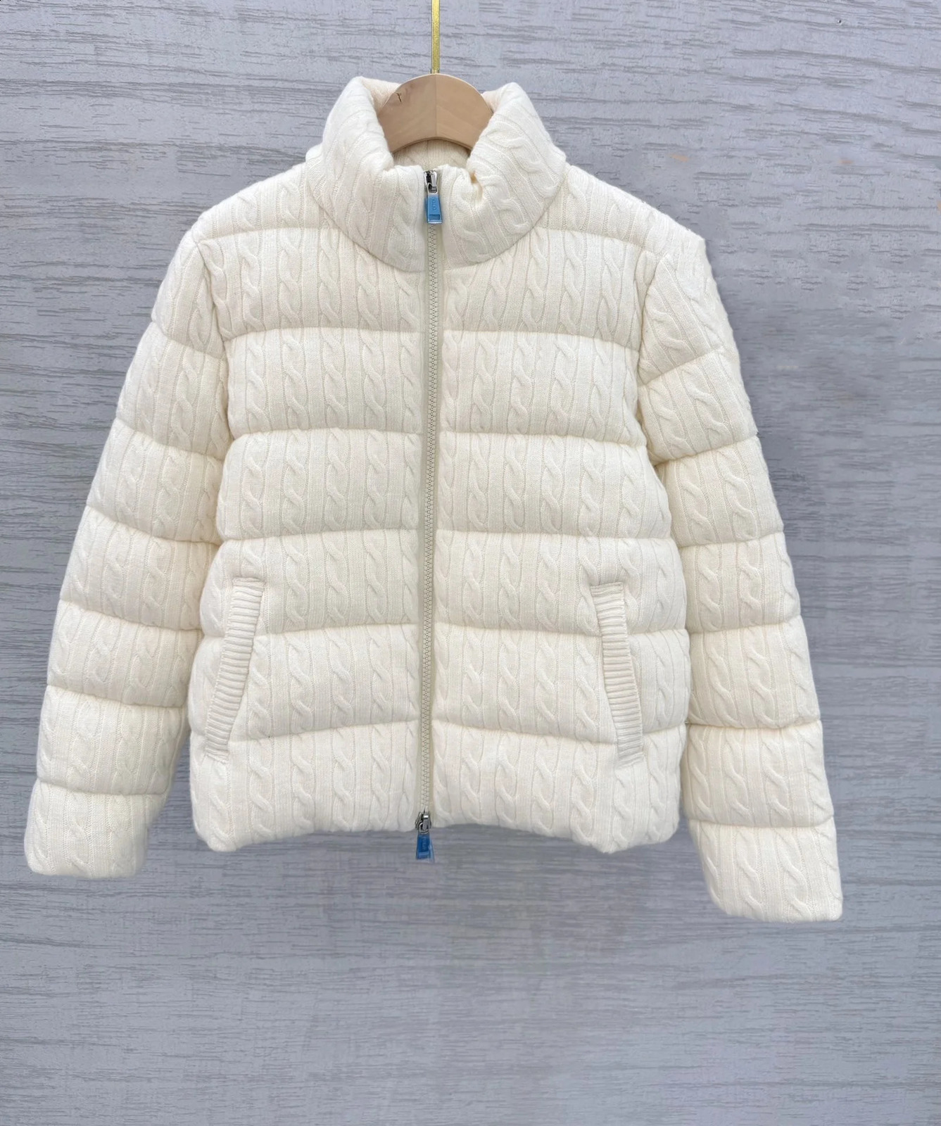 Womens twill knit cotton jacket womens coat windproof jacket womens coat 240913