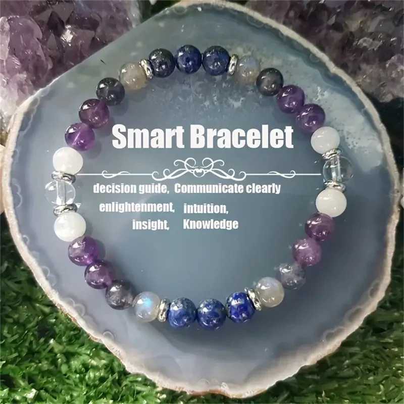 Natural Stone Crystal Beads Bracelet for Women Unisex 7 Chakra Energy Protection Healing Prosperity Bangle Good Luck JewelryX240921
