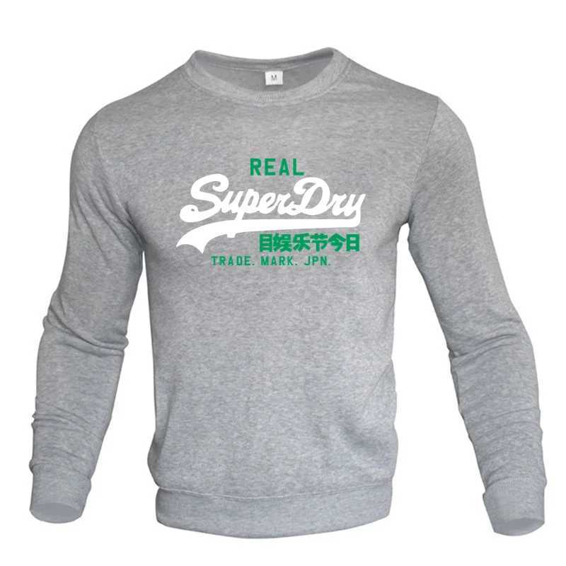 Spring and Autumn Clothing O-neck Lanhua Long sleeved Sportswear Mens Fashion Casual Top Mens Sportswear W240921