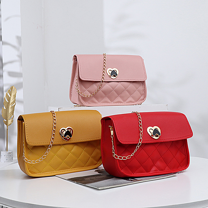 Crossbody Bag Designer Shoulder Bags Grid Patterned Bag Ladies Handbag Small Square Bags Simple Fashion Bags Love Buckle Chain Bag DPD2409212