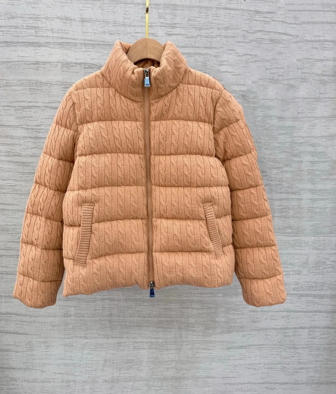 Womens twill knit cotton jacket womens coat windproof jacket womens coat 240913