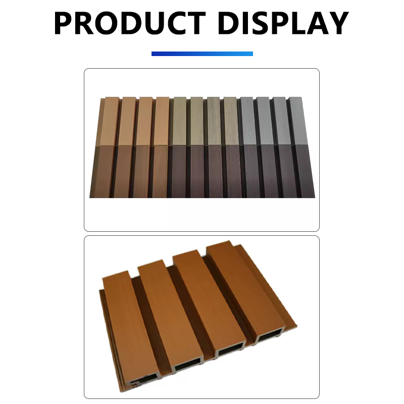 Co extruded Great Wall board, wall panel outdoor plastic wood wall panel concave convex anti-corrosion and waterproof courtyard fence grille exterior 