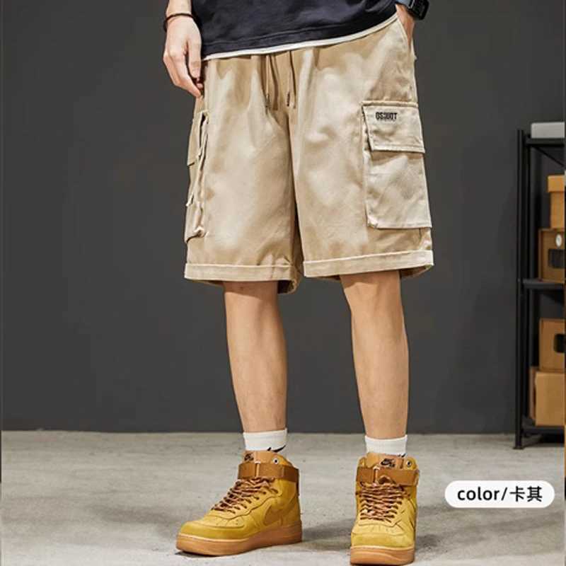 Cargo Shorts Mens fashion 2024 summer ins casual pants students trend port wind pantsX240921