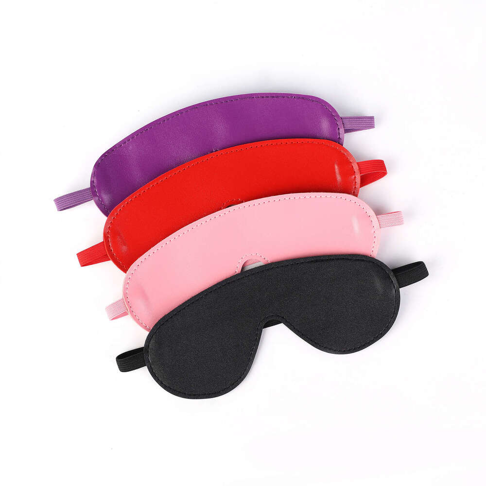 Training SM props, women's PVC erotic eye masks, couple blindfolds, flirting, blackout eye masks, alternative adult products