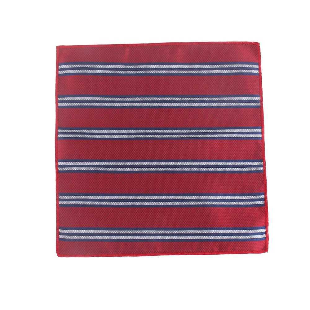 Men Pocket Square Striped Handkerchief For Suits Jacquard Hankies For Men Women Brand Suits Pocket Towel HankyX240921