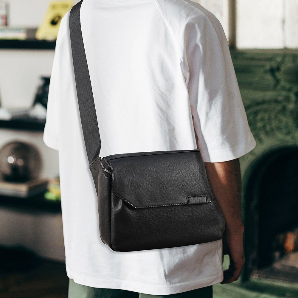 JOYIR Genuine Leather Men's Messenger Large Capacity Shoulder Crossbody For Male Trendy Casual Sg Bag Satchel Bags