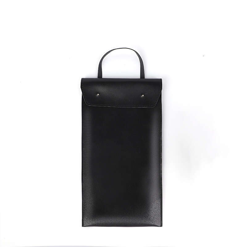 Fun SM prop storage bag wall hanging black high-quality leather hand-held storage bag adult product storage bag